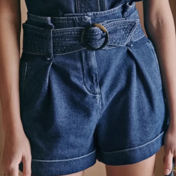 Sezane Pants - Sezane Rome jean shorts